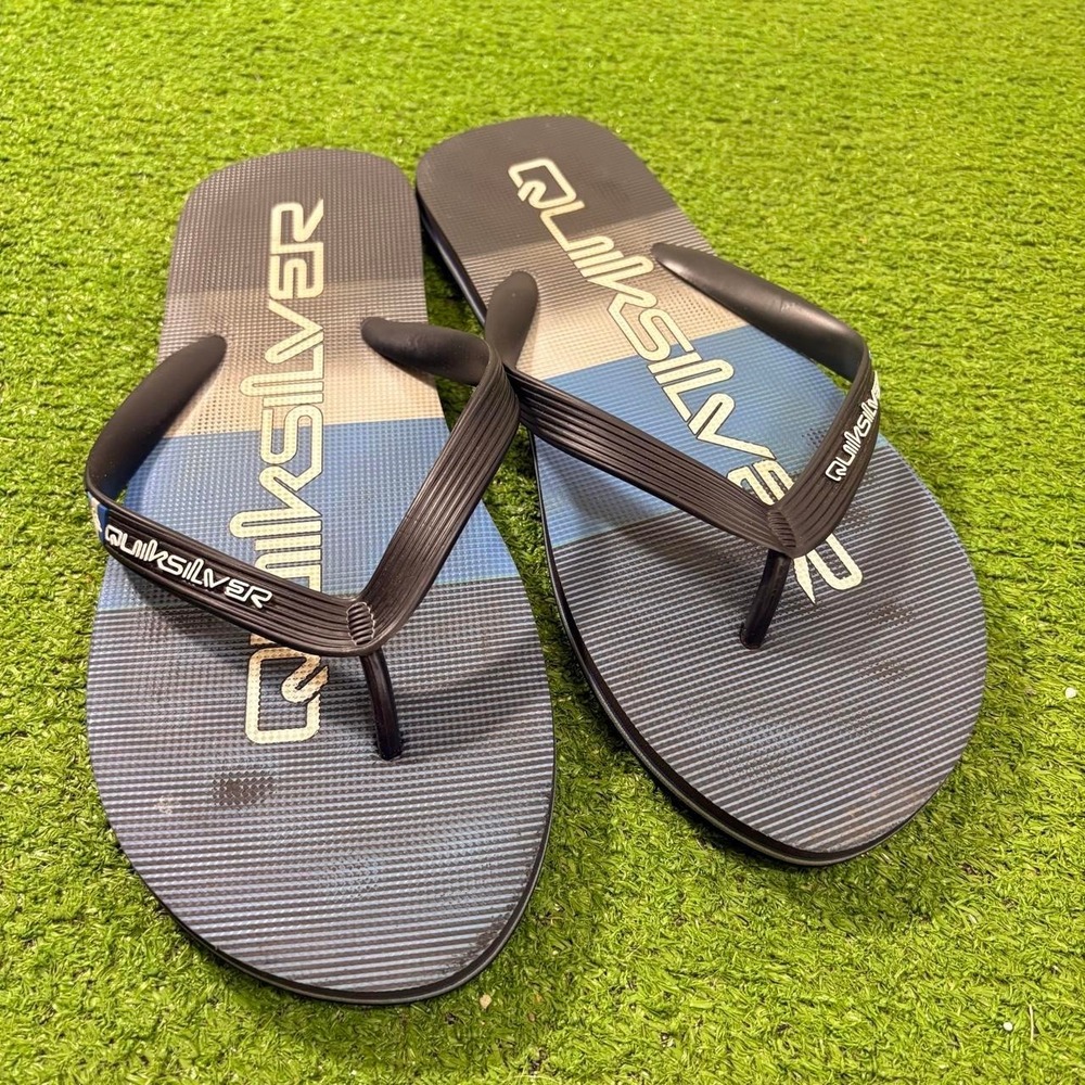 Quiksilver Men's Vacation Beach Outdoor Sandals Flip Flop Sz 12-13
